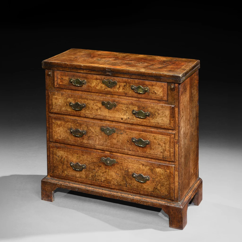 REF 1057 A George II Walnut Bachelors Chest