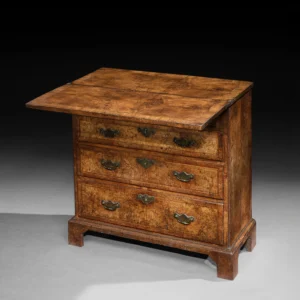 REF 1057 A George II Carved Mahogany Desk Chair
